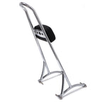 20" Chrome Sissy Bar Backrest Pad for Harley Sportster XL 883 1200 (1996–2003)
