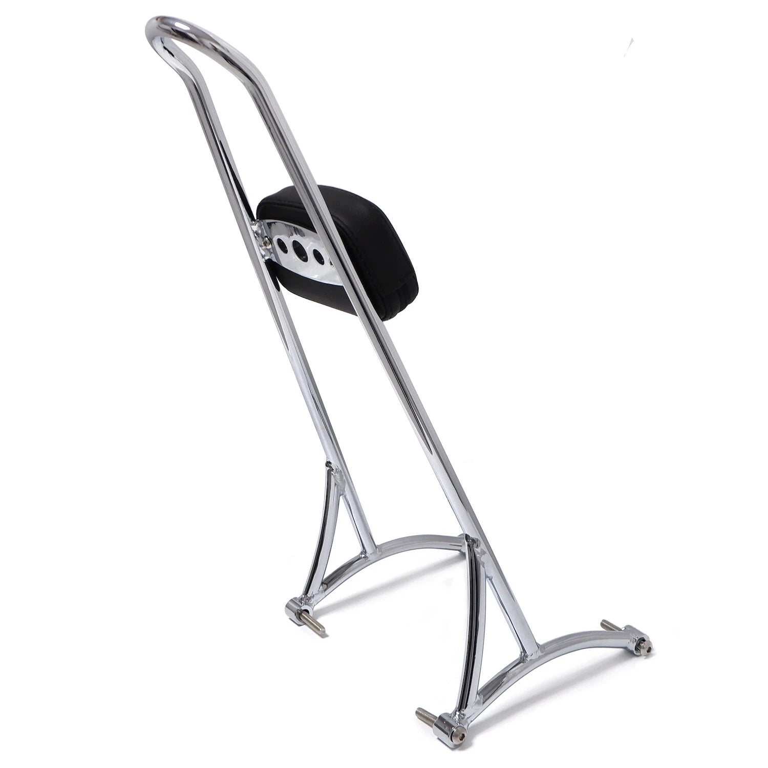 20" Chrome Sissy Bar Backrest Pad for Harley Sportster XL 883 1200 (1996–2003)