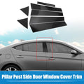 8pcs Pillar Post Side Door Window Cover for Hyundai Elantra (2017–2020)