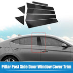 8pcs Pillar Post Side Door Window Cover for Hyundai Elantra (2017–2020)