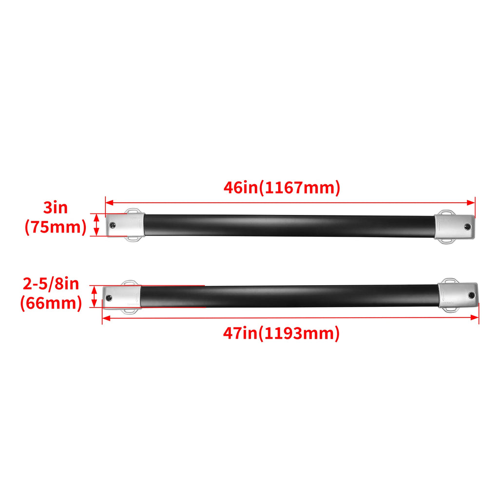 Set of 2 Aluminum Roof Rack Cross Bars for Lexus GX460 (2010–2023)
