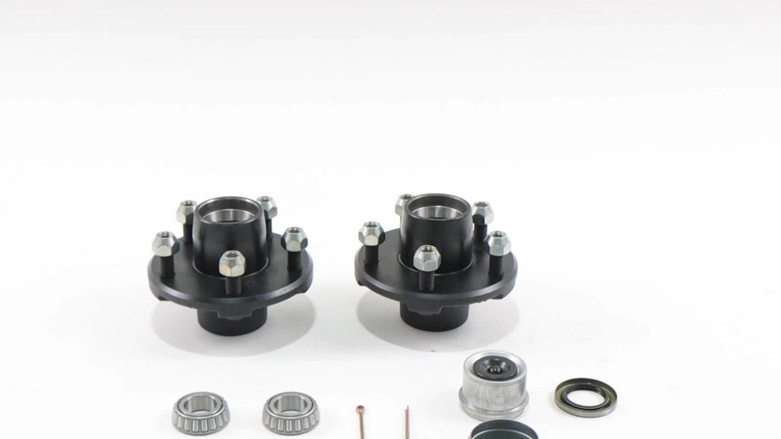 Spindle with Trailer Bearing Kit for Trailer Hub (2000 lbs, 5 on 4.5)