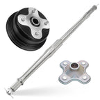 Rear Axle Shaft & Brake Drum & Wheel Hub for Yamaha Big Bear 350 (1987–1999)