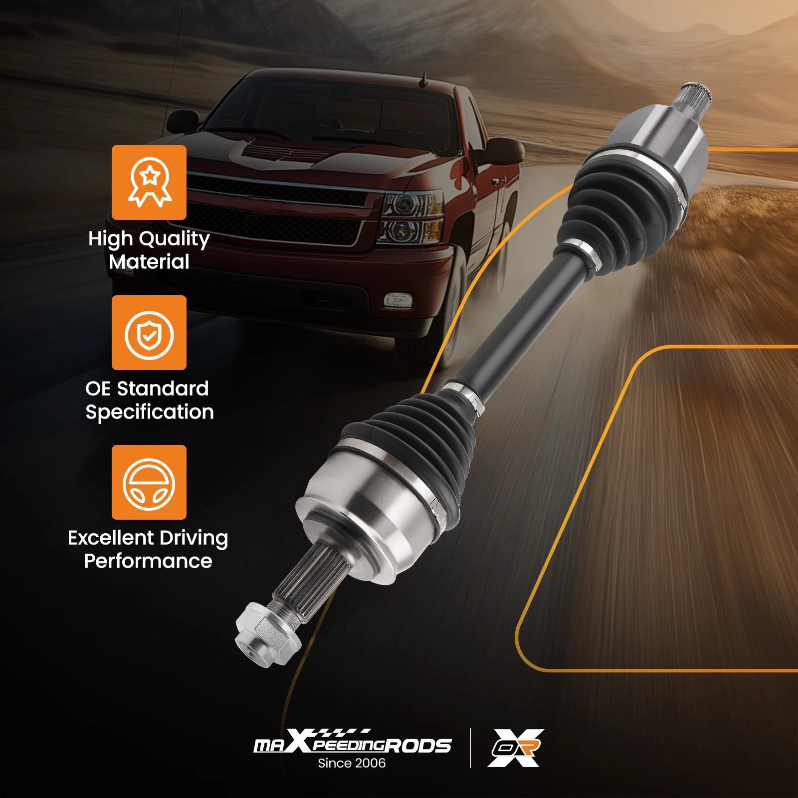 CV Axle Assembly for Jeep Compass 2018-2021