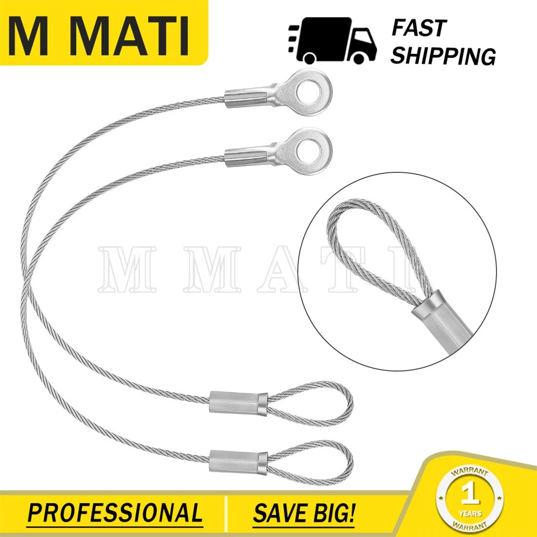 2 Tailgate Cables 7081636 7082076 for Polaris Ranger 400 500 570 800 EV