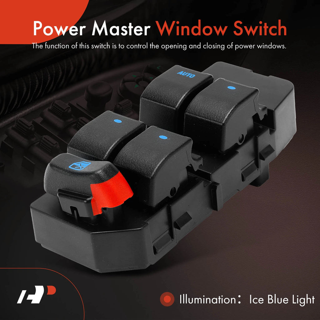 Front Left Power Window Switch for Chevrolet Impala (2006-2008)