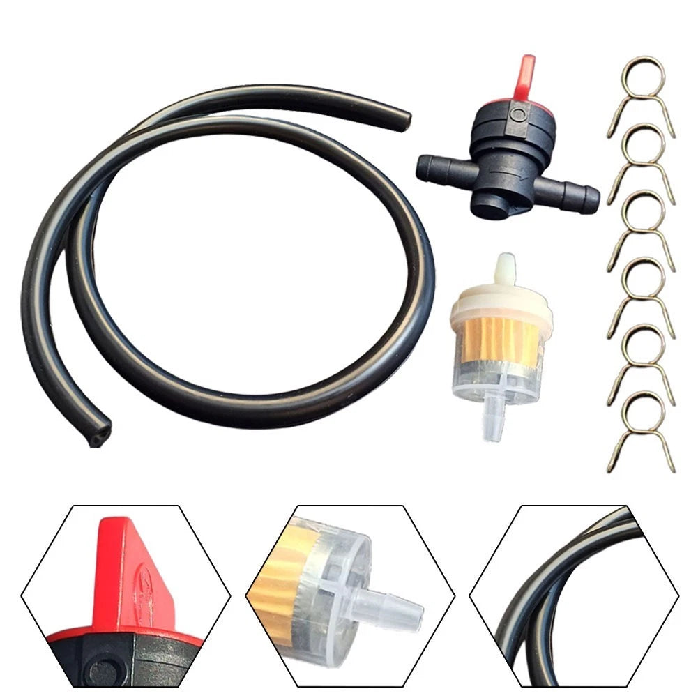 Complete Tap and Hose Set with 3 Filters and Clamps for