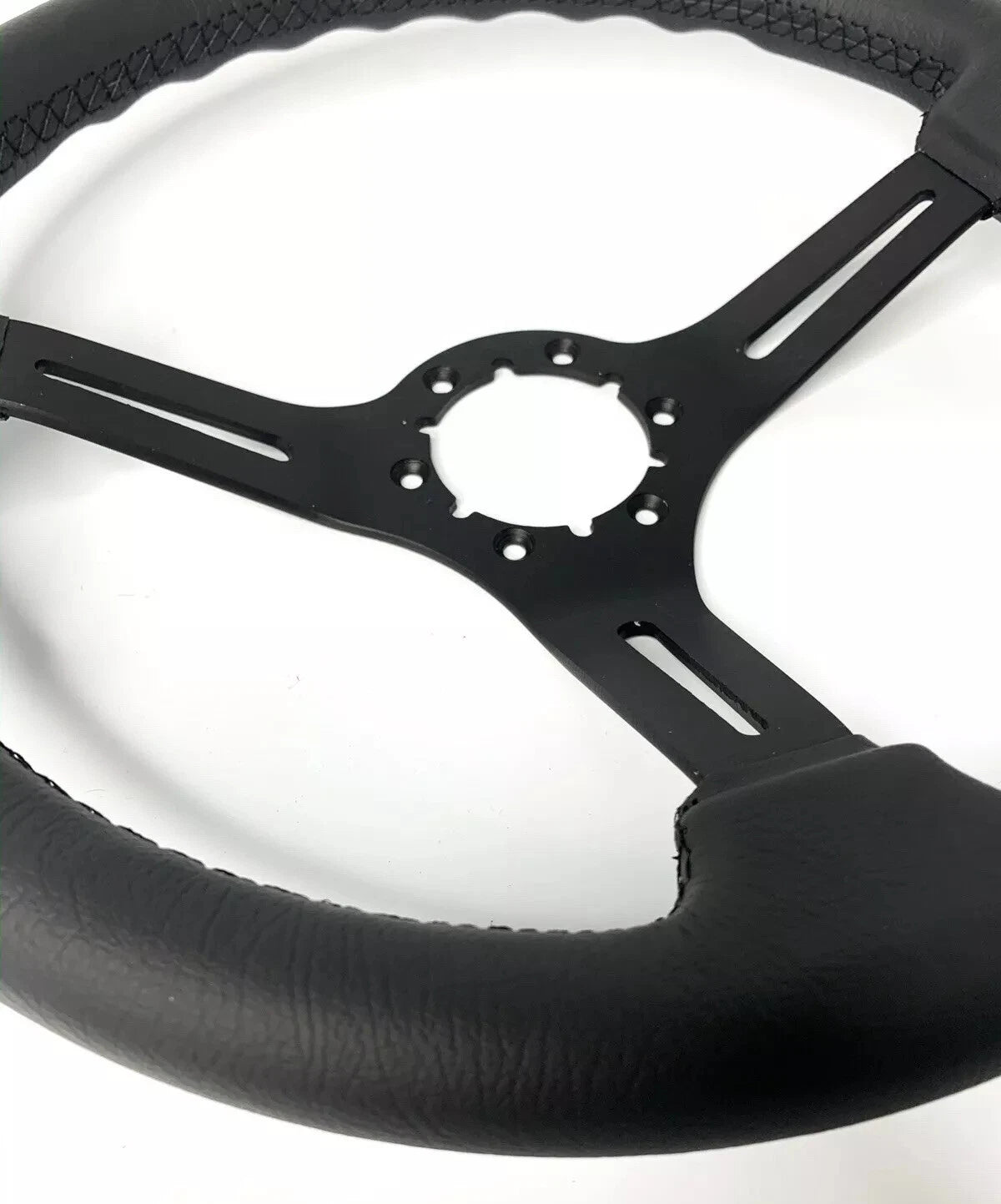 Steering Wheel Grip Replacement for Black 6-Hole 14 Inch (2014–2019)