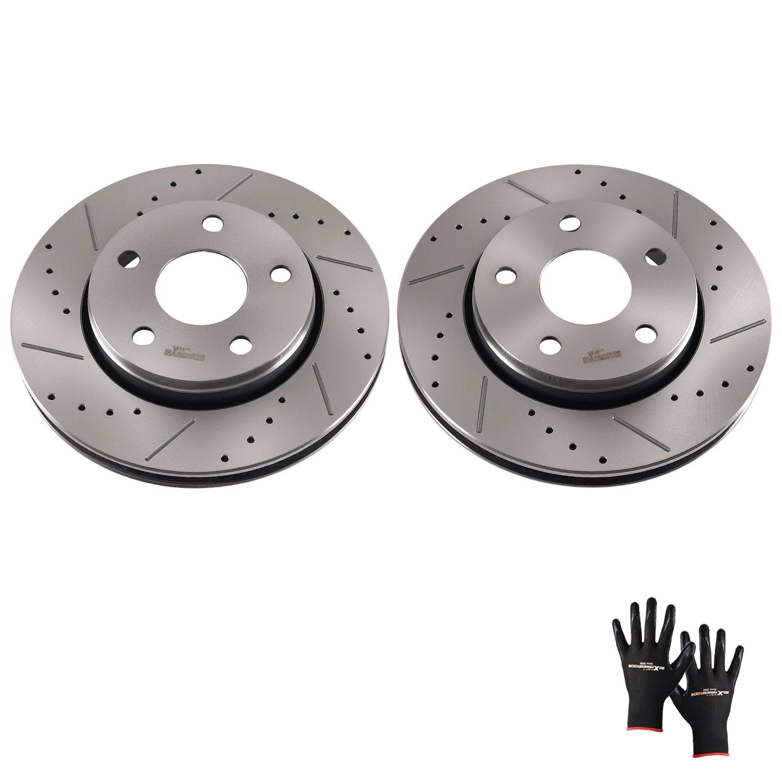 Set of 2 Front Brake Rotors for Jeep Wrangler (2007–2018) JK