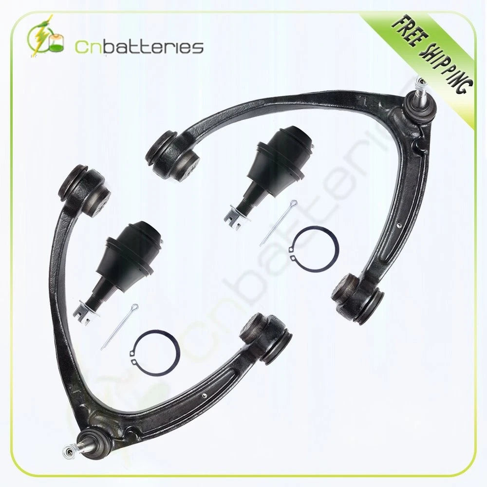 Set of 4 Steering Control Arms & Ball Joints for Chevrolet Avalanche (2007–2015)