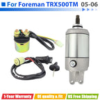 Starter with Relay & Key Switch for Honda TRX500TM FourTrax Foreman (2005–2006)