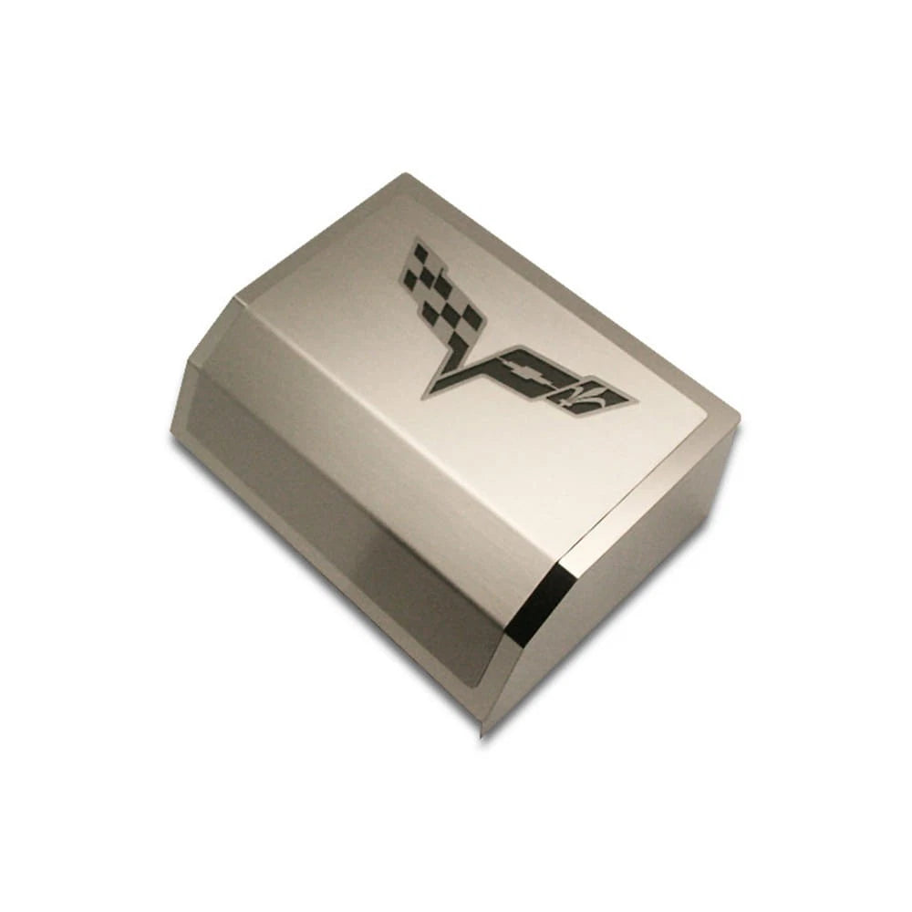 Stainless Fuse Box Cover Replacement for 2005–2013 Chevrolet Corvette