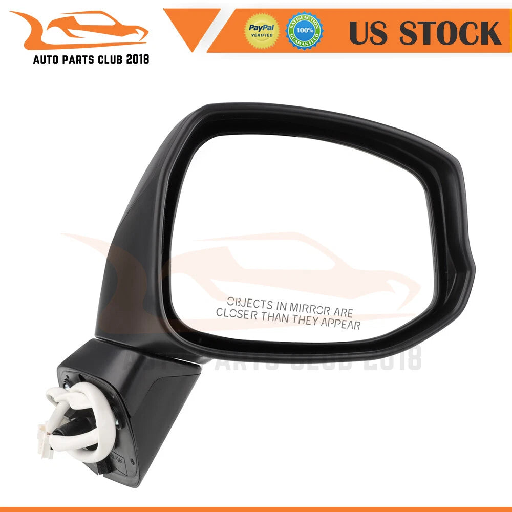 Power Textured Black Right Side Signal Mirror for Honda Civic (2012–2014)