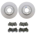 Set of 2 Front 350mm Brake Rotors & Textar Pads for Q7 Touareg Cayenne (2007–2018)