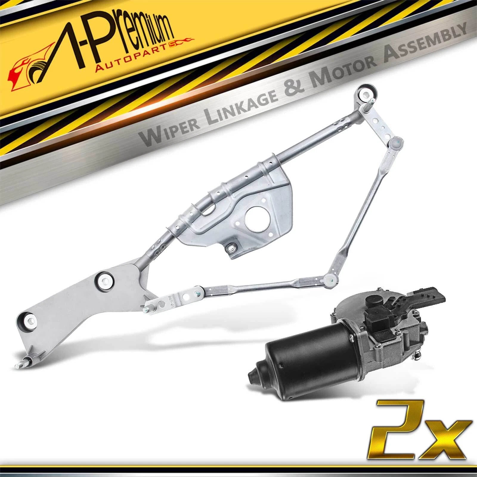 Front Windshield Wiper Linkage Assembly with Motor for Mercedes-Benz ML450 (2009–2011)