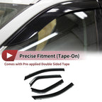 Window Deflectors for Honda Fit Sedan Side Window Vent Visors (2007-2008)