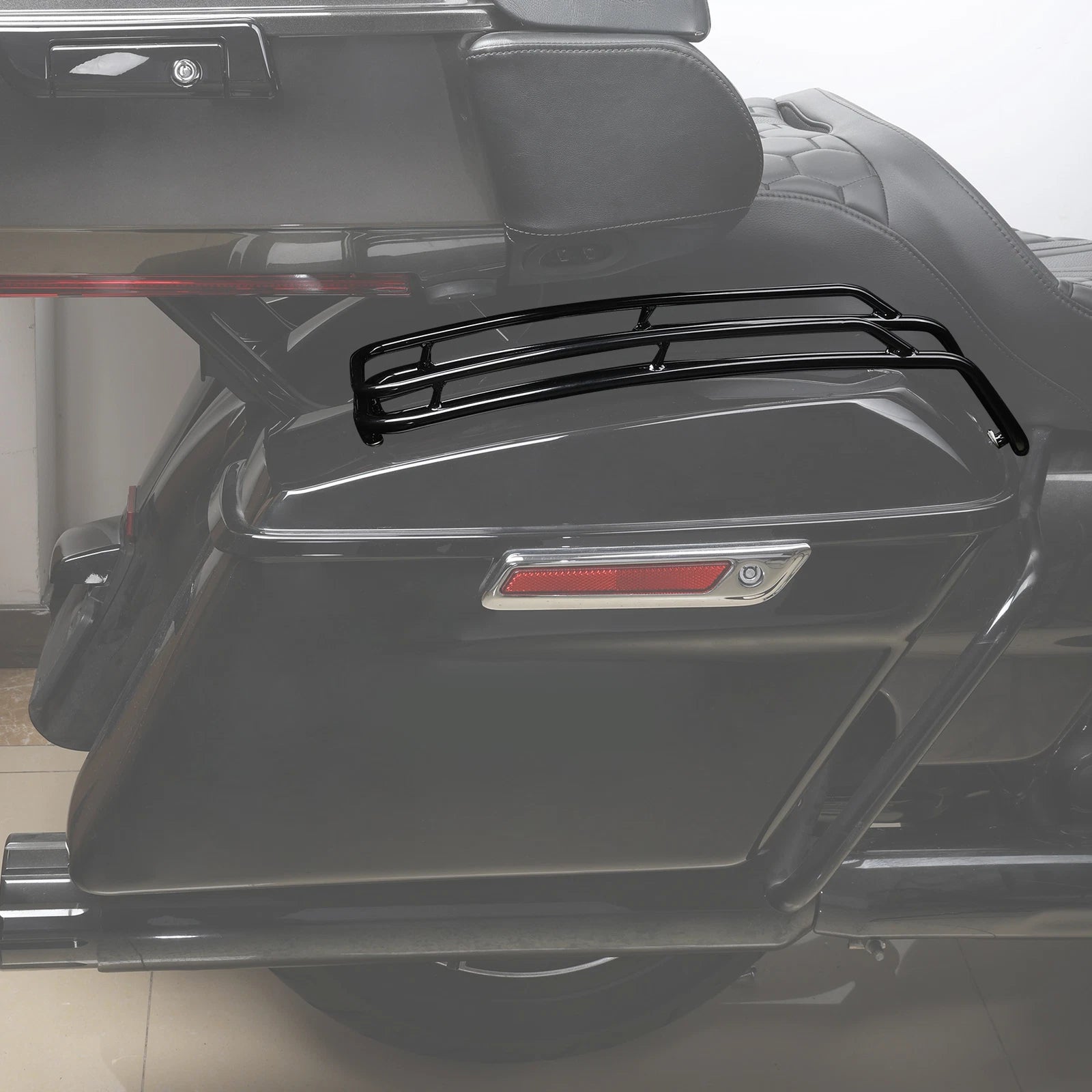Saddlebag Lid Trim Top Rail Rack for Harley Electra Road Glide (1994–2013)