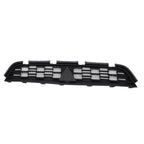 Replacement Black Plastic Front Upper Grille for Toyota Hilux (2016–2020)