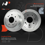 Rear Side Drilled Brake Rotor for Ford F-150, Lincoln Mark LT (2004–2011)