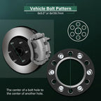 2X 2" Wheel Spacers for Chevrolet Silverado GMC Sierra 1500 (1999–2022)