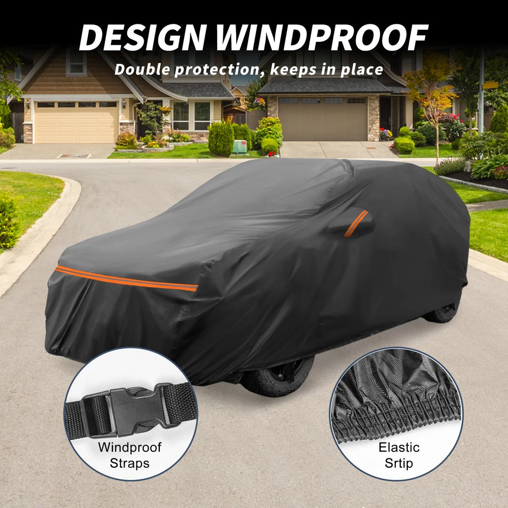 Waterproof Car Cover for Hyundai Kona (2017–2023) with Zipper