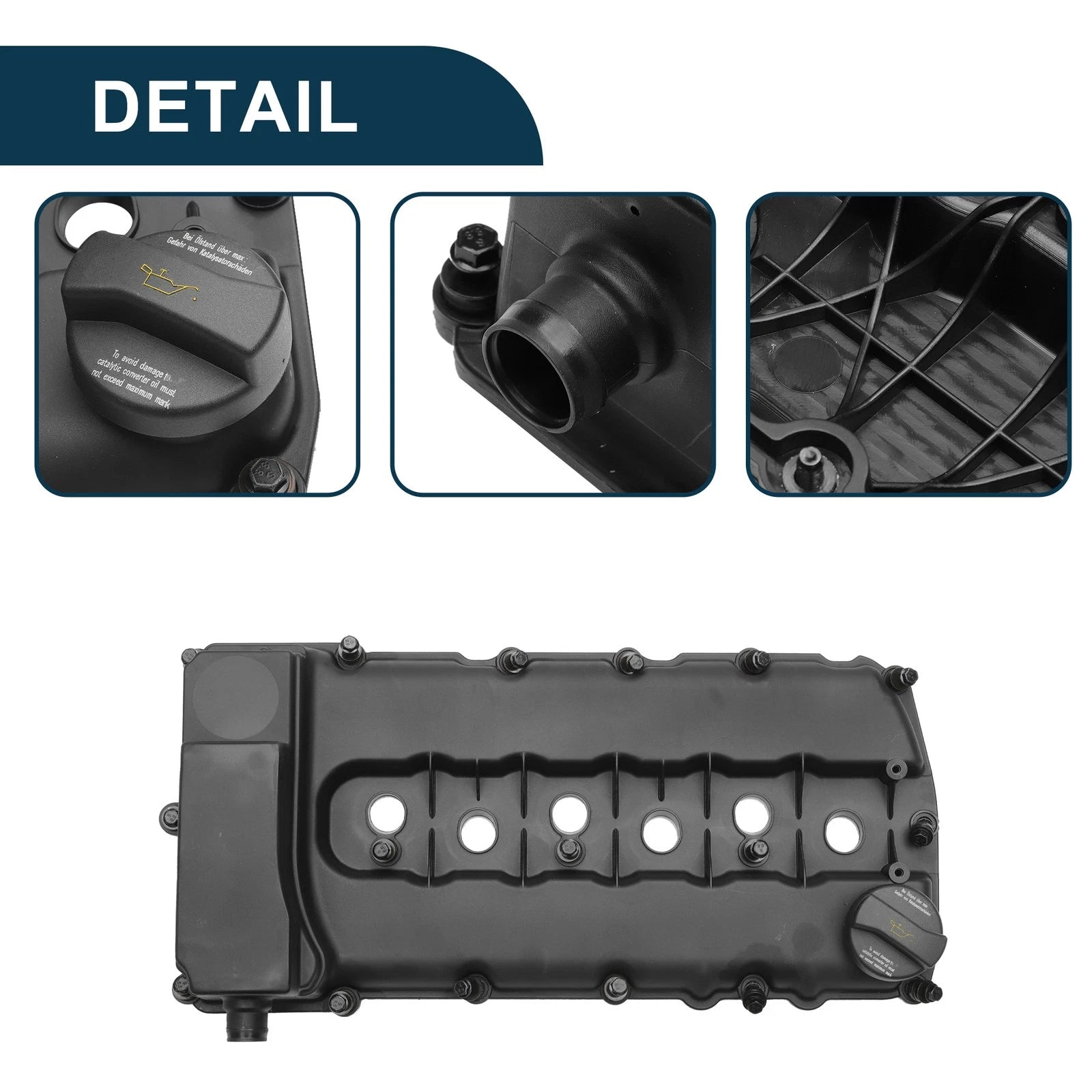 Engine Valve Cover with Gasket No. 03H103429L for Volkswagen CC (2009–2016)
