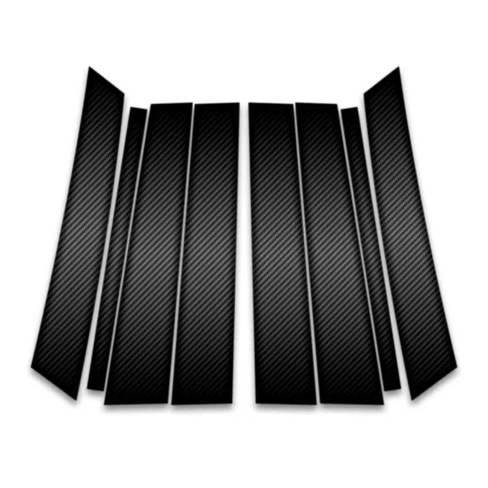 8pc Carbon Fiber Pillar Post Covers for 2007-2015 Lincoln MKX