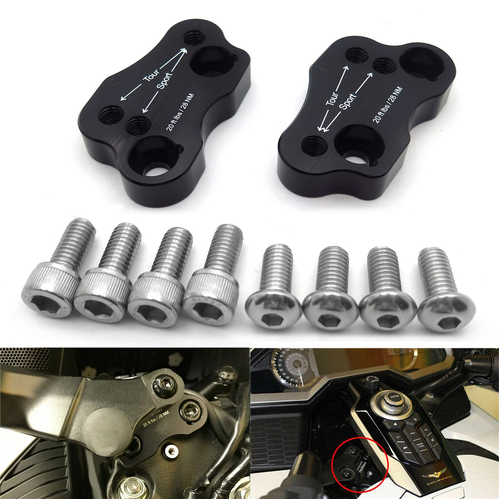 Adjustable Handlebar Risers for Honda GL1800 (2018–2019)