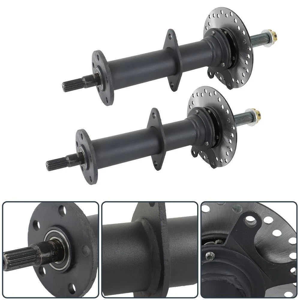 40 Inch Rear Axle Kit with 4 Stud Hub for 7 Inch & 8 Inch Wheels