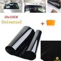 Universal Windshield Banner Sun Strip 8'' x 60'' Glossy Black