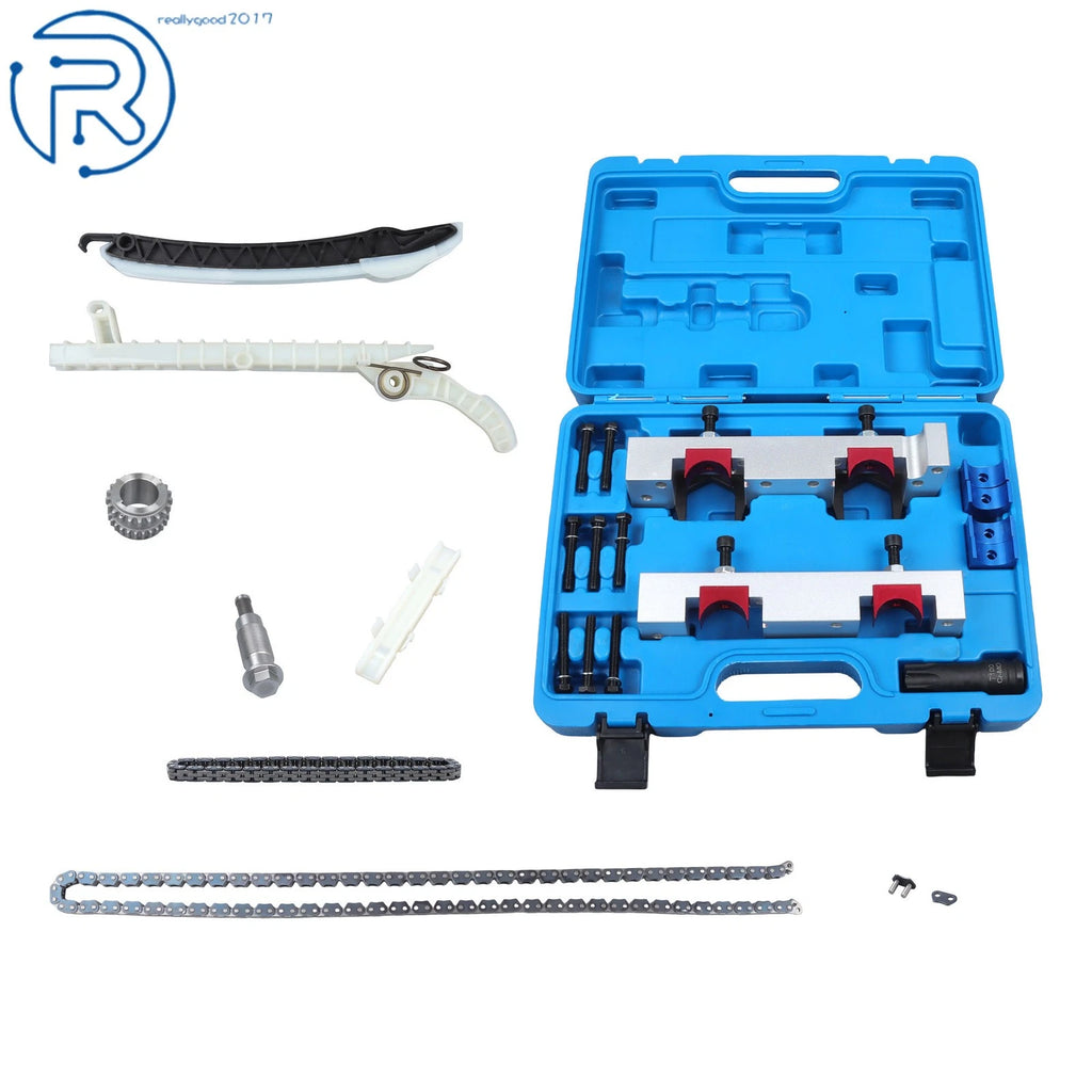 Timing Chain Kit with Camshaft Locking Tool for Mercedes Benz C180 C300 (2015–2020)