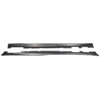 Set of 2 Black Side Skirts Panel Extensions for Chevy Camaro RS SS LT LS (2016–2023)