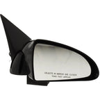Set of 2 Power Mirrors for Chevrolet Malibu (2006–2008) Paintable Manual Folding
