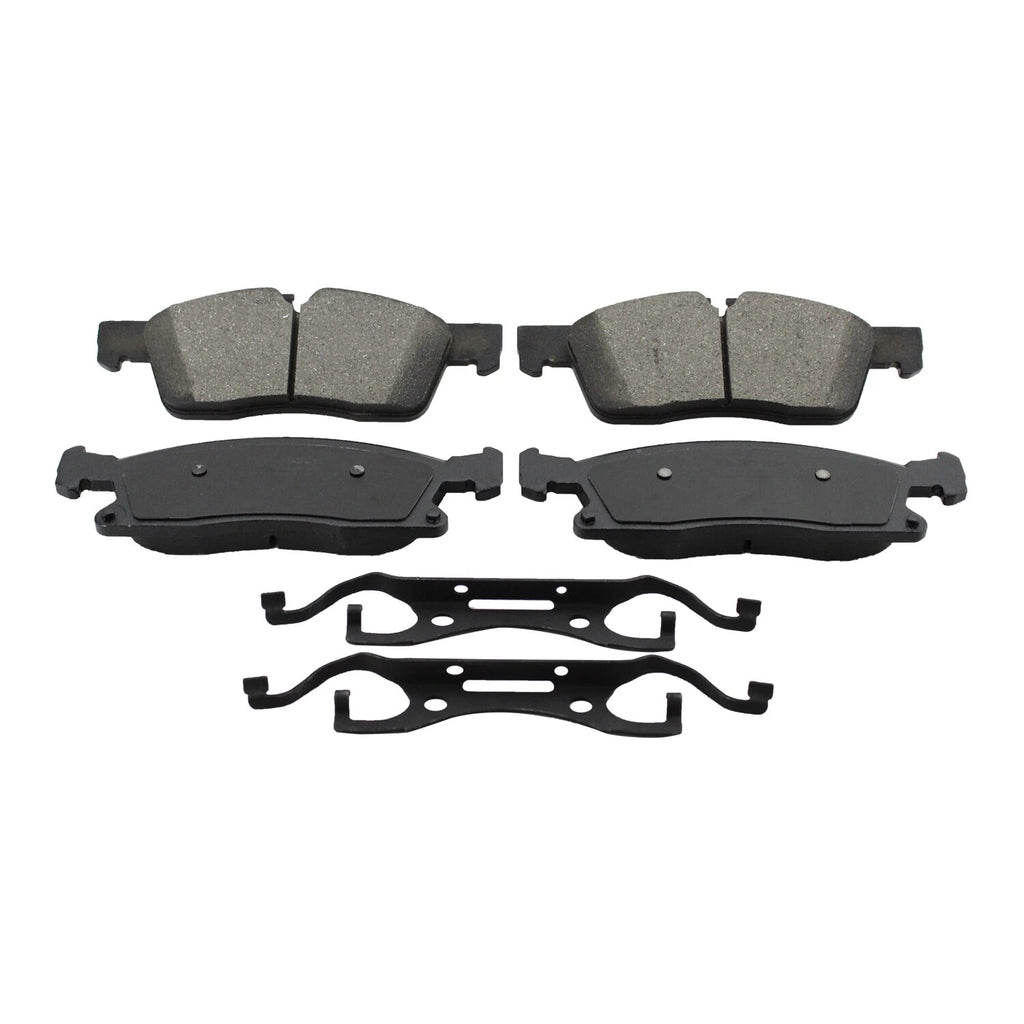 Set of 4 Bosch QuietCast Ceramic Front Brake Pads for Dodge Durango Jeep MB X166 W166