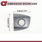 Front Left Door Handle for Audi A6 C7 (2011–2018) 4H1837879 Gray ABS