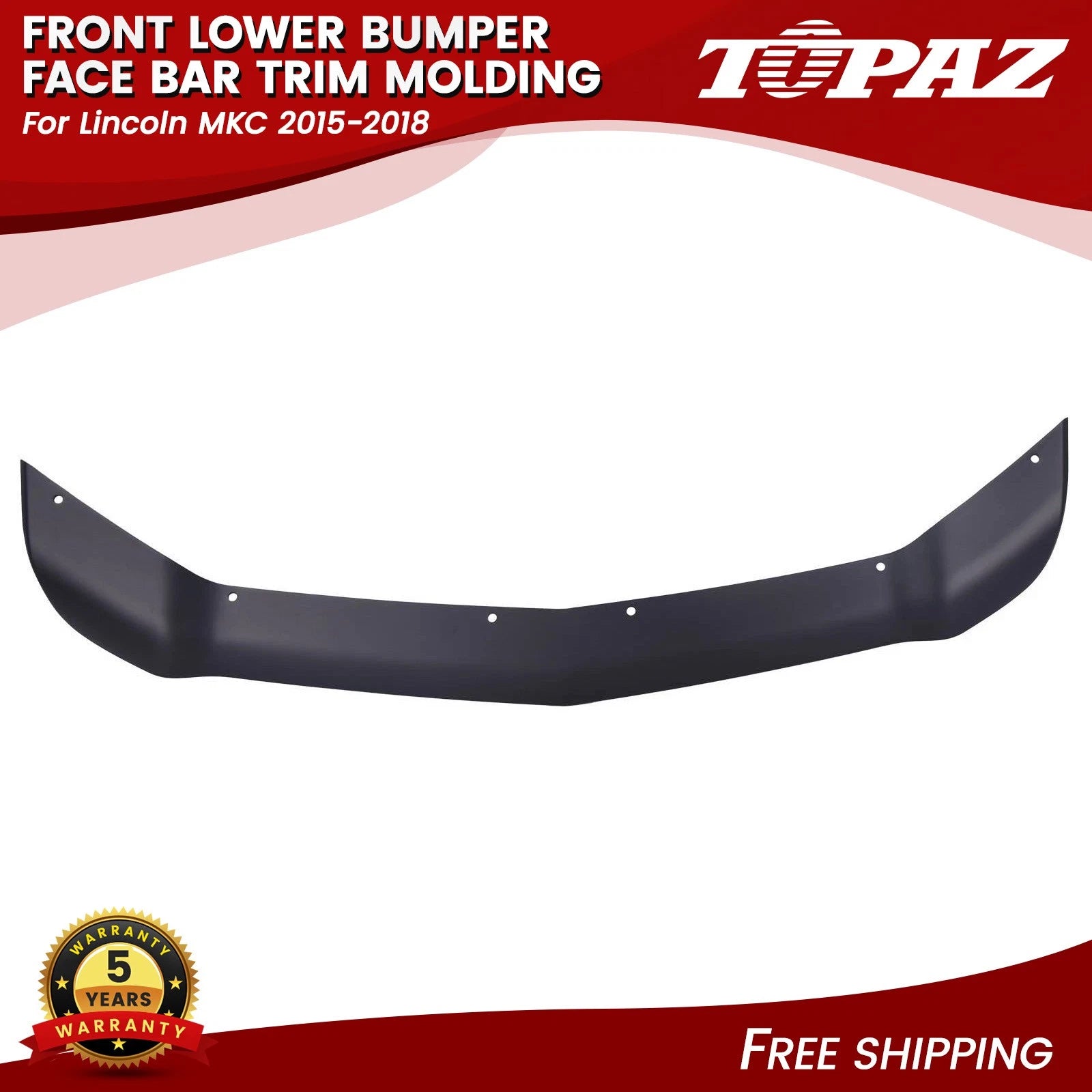 Front Lower Bumper Trim for Lincoln MKC (2015–2018)
