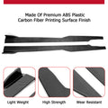One-Piece Carbon Fiber Look Side Skirt Rocker Panels for Dodge Charger SRT (2015–2023)