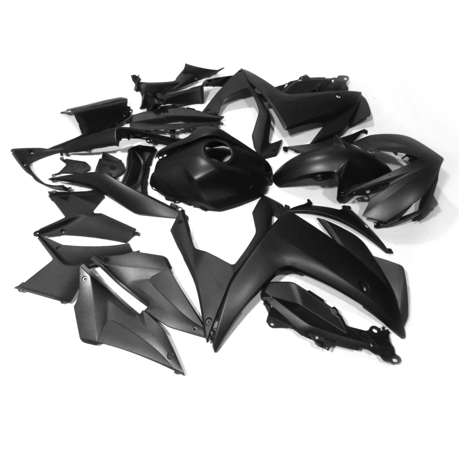 Matte Black ABS Injection Fairing Kit for Yamaha YZF R3/R25 (2014–2018)