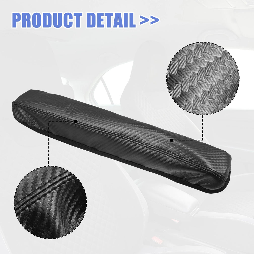 2 Pcs Armrest Lid Cover for Toyota Sienna (2021–2022) Black