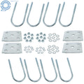 U-Bolt Kit for Trailer 2-3/8" Round Axle (3500lb Capacity)