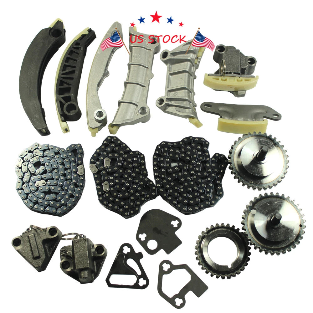 Timing Chain Kit for Buick Cadillac Chevrolet Pontiac Saturn 3.6L 3.0L (2007–2015)