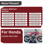 Complete Engine Gasket & Oil Seal & O-Ring Kit for Honda CR250R (2002–2004)
