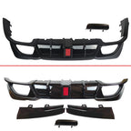 CMS Gloss Black Rear Diffuser with LED Light for BMW 3 Series G20 (2019–2022)