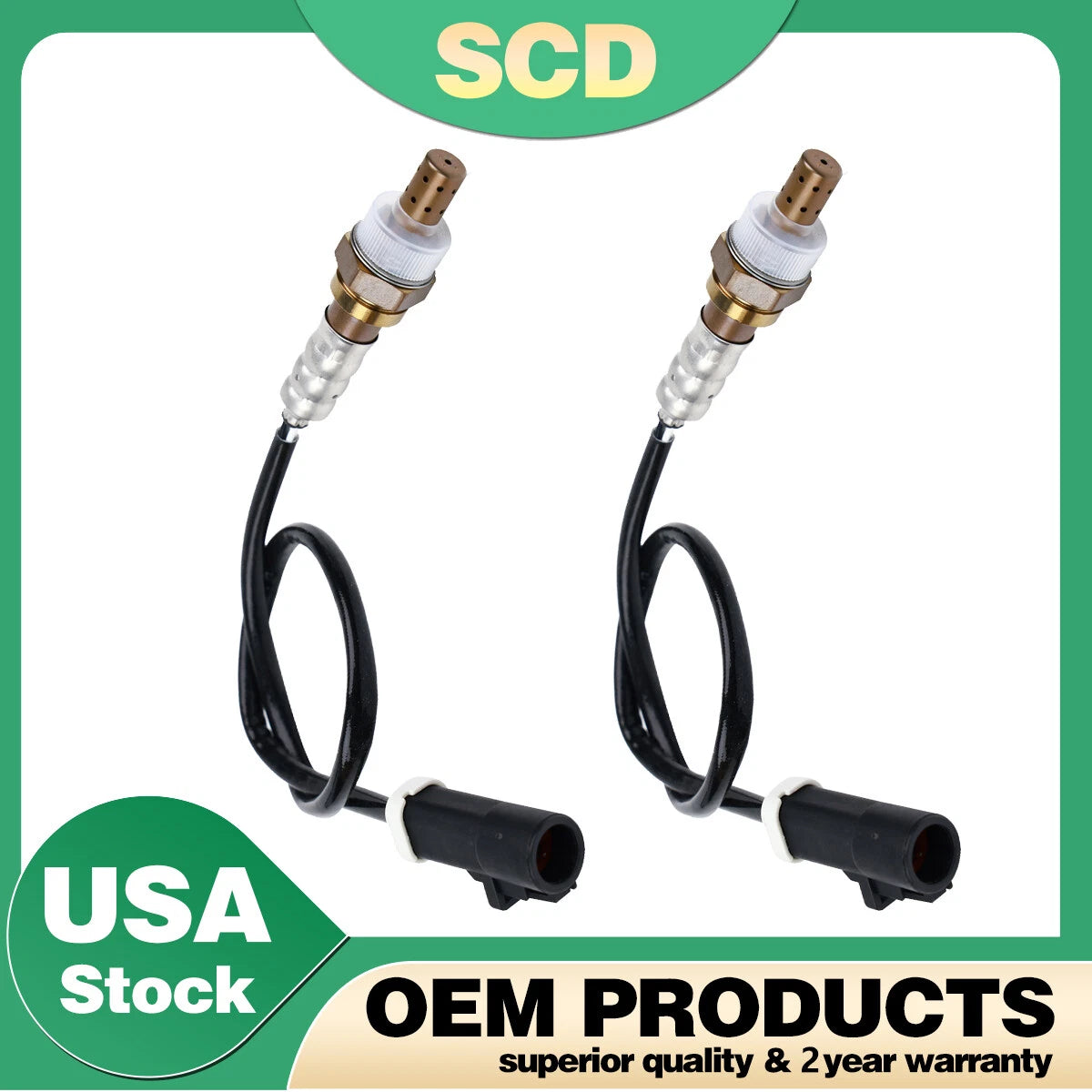 2X Downstream O2 Oxygen Sensor for Ford Escape, Fusion, Mercury, Lincoln (2001–2012) 234-4609