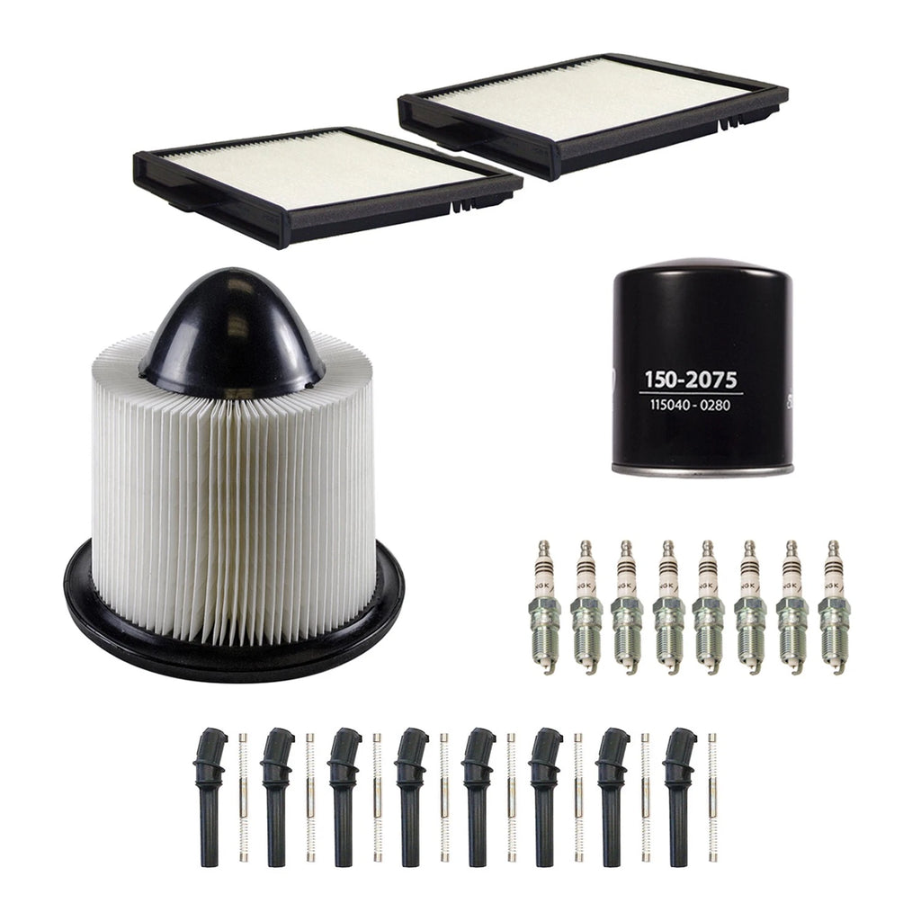 Tune Up Kit with 8 NGK Spark Plugs & Boots for Ford Expedition F-Series