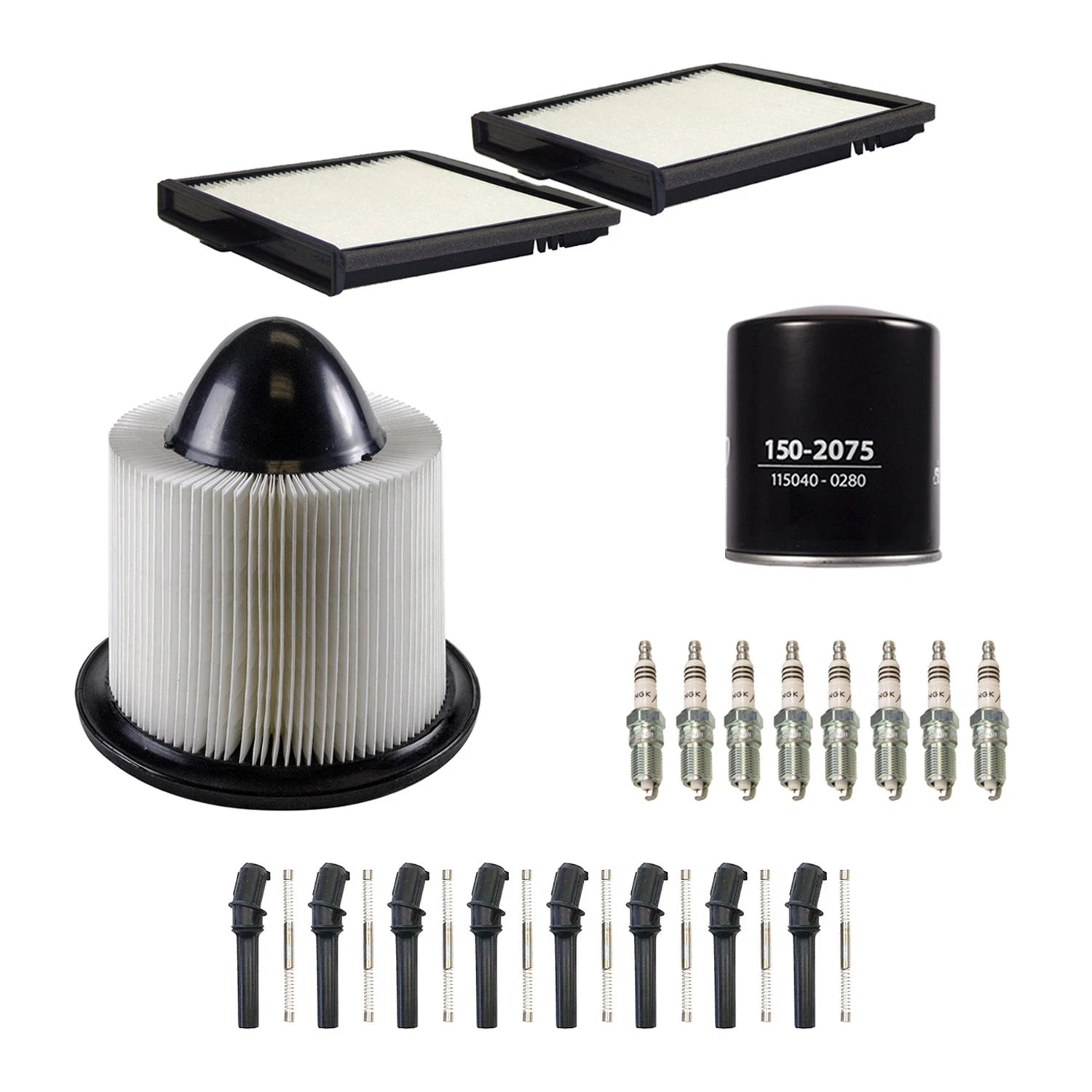 Tune Up Kit with 8 NGK Spark Plugs & Boots for Ford Expedition F-Series