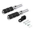 Chrome Passenger Foot Pegs for Harley Softail Cross Bones (2008–2011)