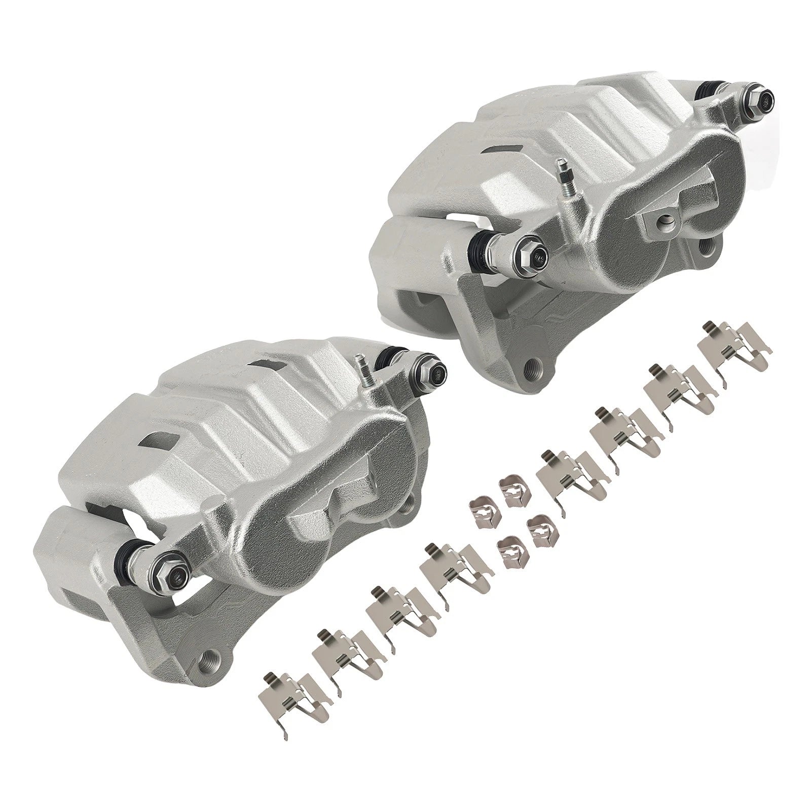 Front Brake Calipers Pair with Bracket for Jeep Cherokee (2014–2023)