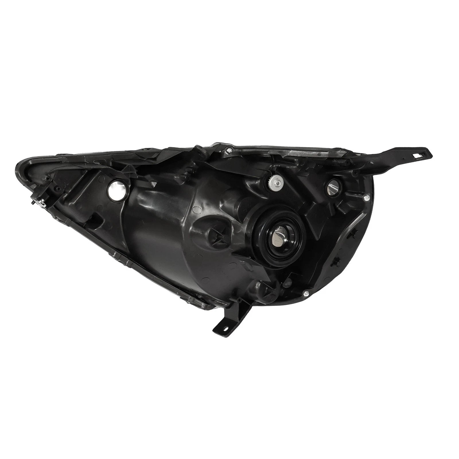 Right Headlight Assembly for Honda Fit (2007–2008) Halogen, Black