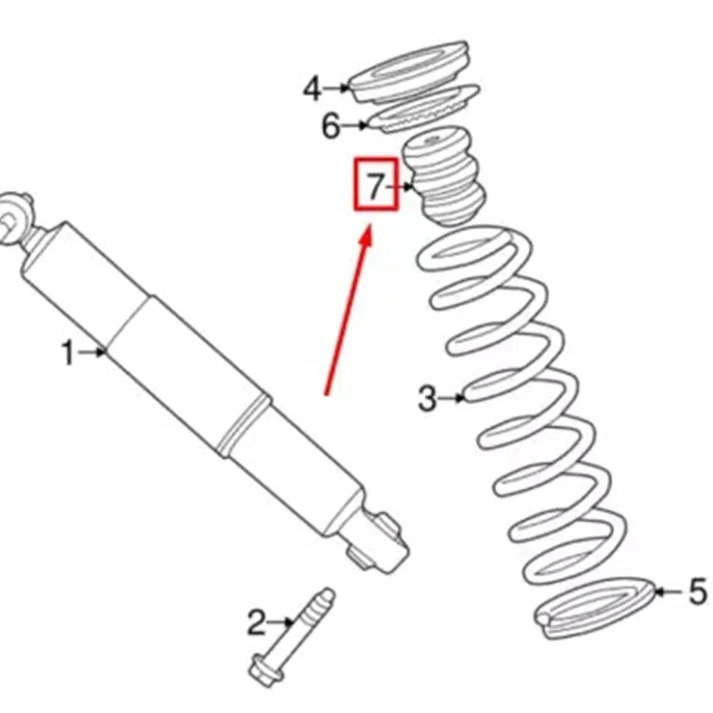 Rear Bump Stops for 2002-2008 JAGUAR X-Type